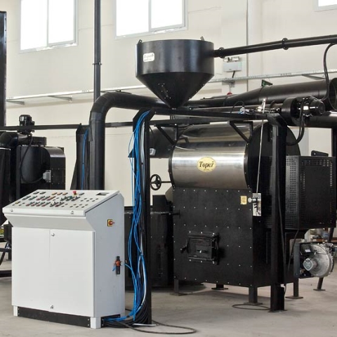 Toper Coffee Roasting Machines, grinders, silos, supporting units