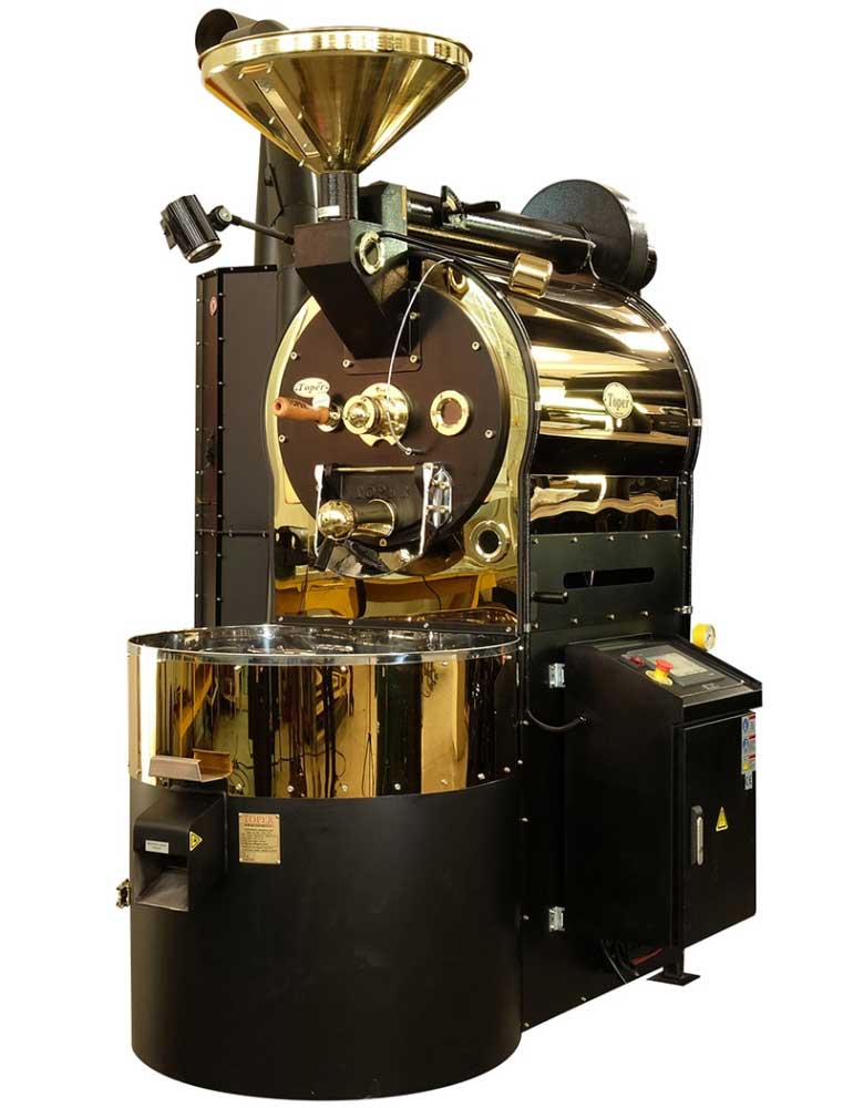 Toper Coffee Roasting Machines, grinders, silos, supporting units
