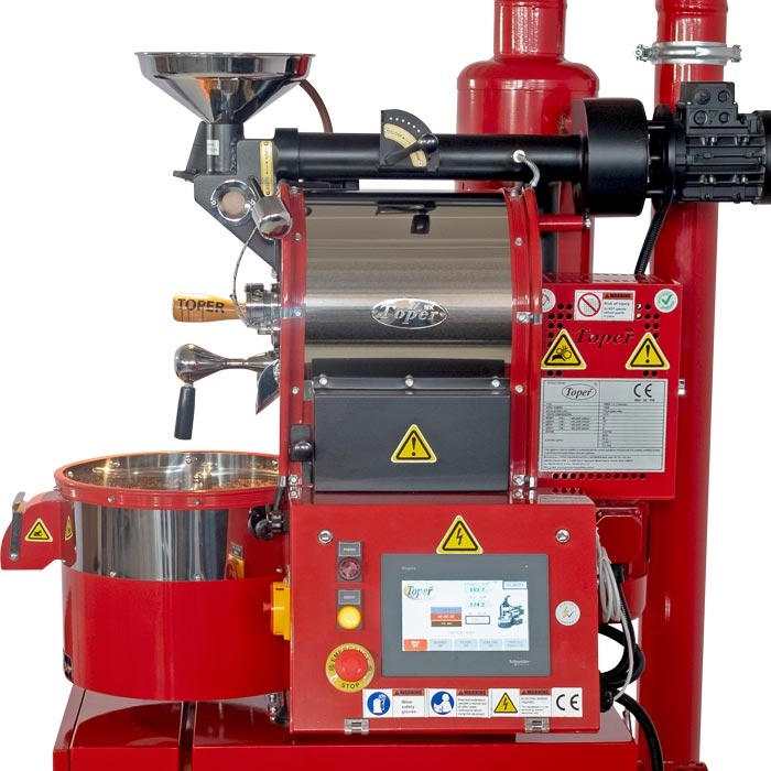 Toper Roasters Full Automatic Industrial And Shop Coffee Roasters Cafemino Electrical The small drum roaster is highly sought after by many roasters from more than 123 countries due to its reliability and ease of use. industrial and shop coffee roasters