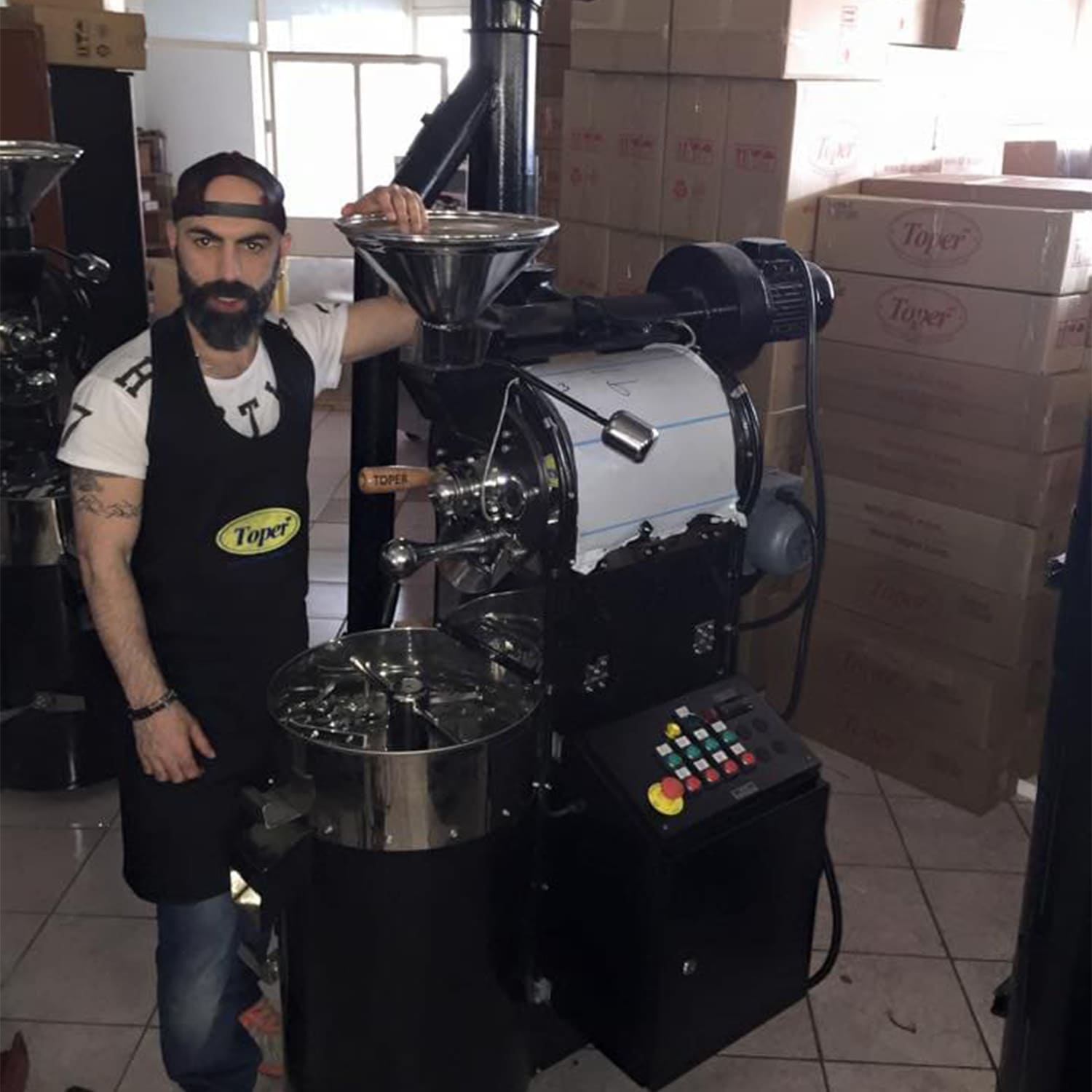Coffee Roasting Machine Shop Type TKM-SX 3 - Toper